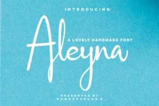 Aleyna: A Handwritten Font for Elegant Editorial Design