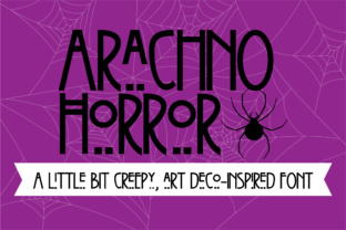 Arachno Horror: The Ultimate Sans Serif Font for Scary Visuals and Brand Impact