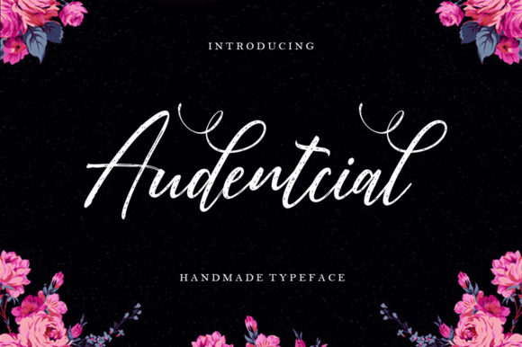 Audentcial Font Review: Elegant Handwritten Design for Creative Projects