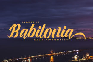 Babilonia: The Script Handwritten Font for Captivating Digital Branding