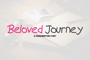 Beloved Journey: A Script Handwritten Font for Editorial Elegance