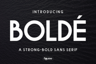 Bolde: A Modern Sans Serif Font for Creative Makers