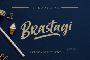 Brastagi: A Bold Script Font for Modern Luxury Branding