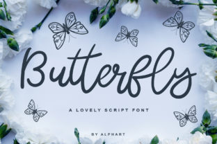 Butterfly Script for Creative Branding and Design Projects