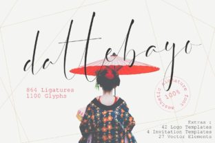 Dattebayo: A Script Handwritten Font for Elegant Branding