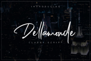 Dellamonde Script: A Timeless Script Font for Designers