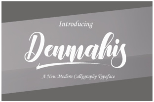 Denmahis Script: A Modern Calligraphy Font for Creative Designers
