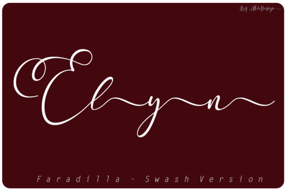 Faradilla Script: The Ultimate Font for Luxurious Branding and Social Media Impact