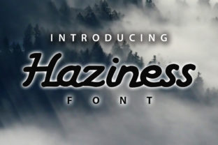 Haziness: A Script Handwritten Font That Breathes Life into Your Creative Projects