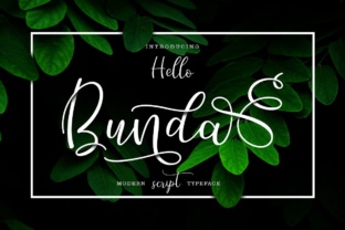 Hello Bunda: A Script Handwritten Font for Editorial Design and Branding