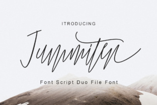 Jummiten: A Modern Calligraphy Font for Polished Branding