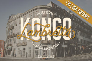 Lambretta Kongo Duo: A Script Handwritten Font for Creative Branding