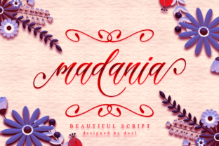 Madania Script: A Beautiful Font for Handmade Creators
