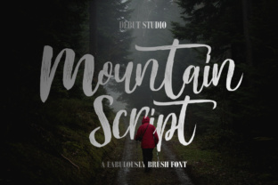 Mountain Script for Branding and Design Projects