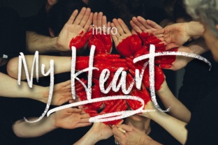 My Heart Trio: A Handmade Script Font for Creative Crafters