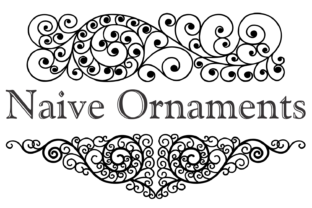 Naive Ornaments: A Font for Creative Marketers and Designers