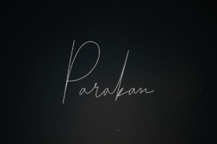 Parakan Script: A Handwritten Font with a Touch of Luxury