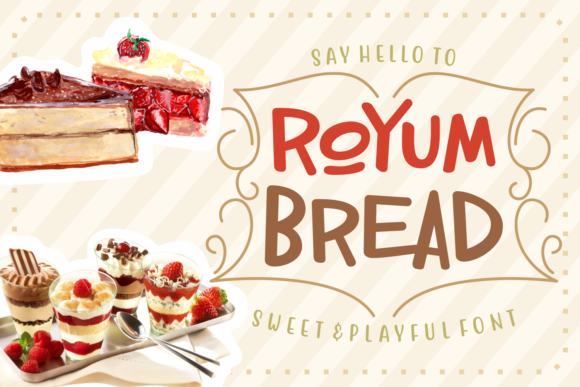 Royum Bread: A Playful Script Font for Branding and Design