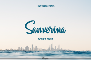 Sanverina: A Modern Script Font for Digital Branding and Web Design