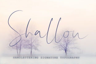 Shallou Script: A Feminine Script Font for Handmade Creators