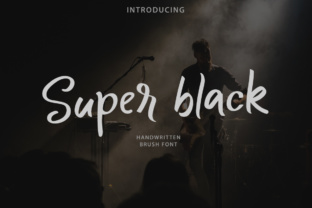 Super Black: A Script Handwritten Font That Breathes Life into Your Brand