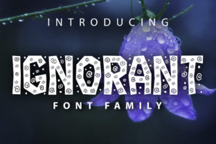 The Ignorant Font: A Decorative Powerhouse for Modern Digital Campaigns