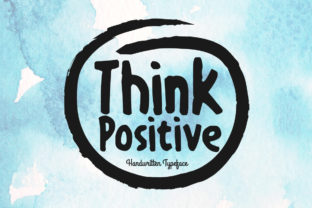 Think Positive: A Versatile Script Handwritten Font for Designers