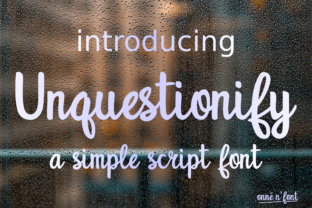 Unquestionify: A Script Font for Modern Web Design