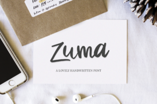 Zuma: A Script Handwritten Font for Creative Web Design